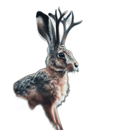 animal, creature, crown, hair transparent PNG cut-out
