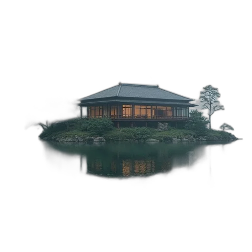 building, tree, furniture, umbrella transparent PNG cut-out