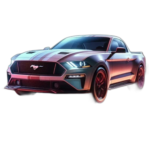 car, 3d render, photorealistic, concept art transparent PNG cut-out