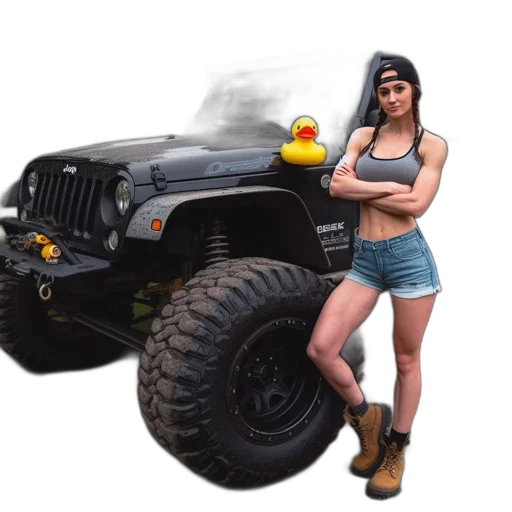 car, weapon, animal, concept art transparent PNG cut-out