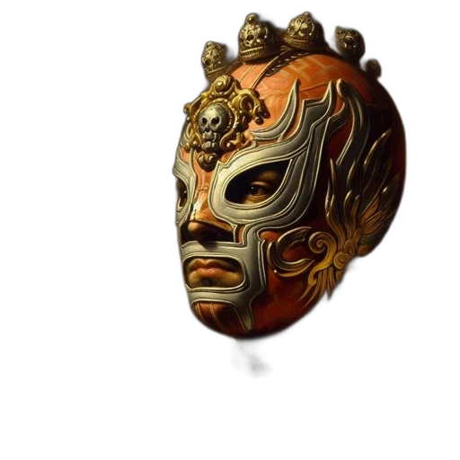 mask, crown, jewelry, face transparent PNG cut-out
