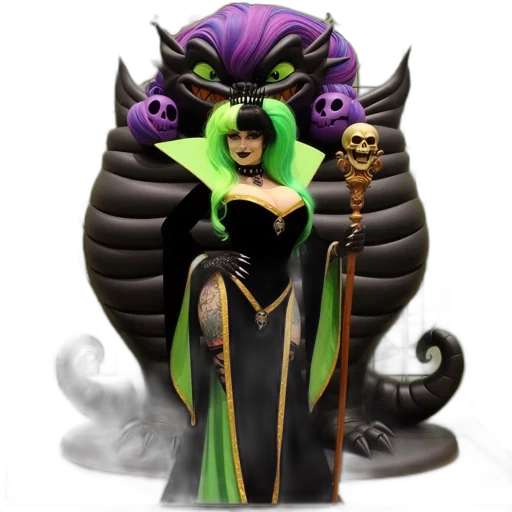 staff, dragon, fantasy art, concept art transparent PNG cut-out