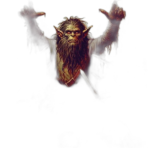 creature, staff, dragon, face transparent PNG cut-out