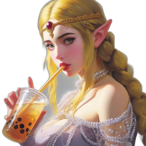 dress, fantasy art, concept art, photorealistic transparent PNG cut-out