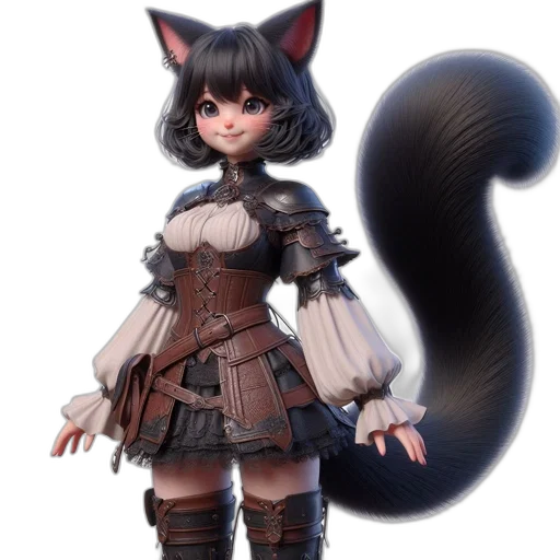 staff, animal, creature, fantasy art transparent PNG cut-out
