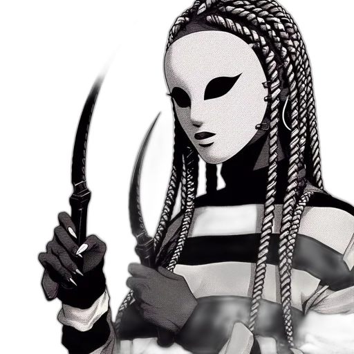 mask, staff, concept art, fantasy art transparent PNG cut-out