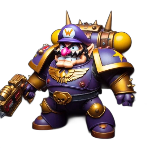 weapon, staff, robot, crown transparent PNG cut-out
