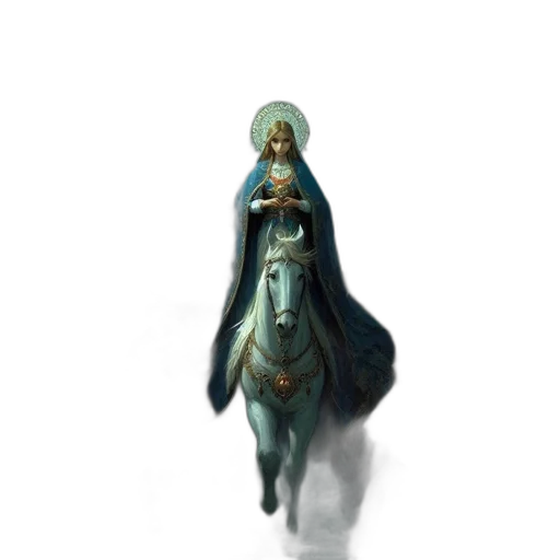 sword, crown, staff, dress transparent PNG cut-out