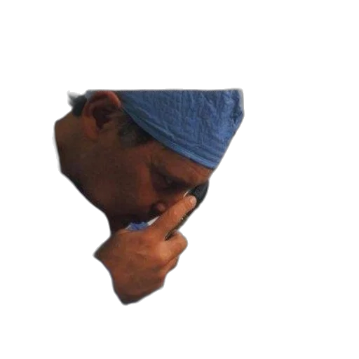 face, mask, hat, staff transparent PNG cut-out