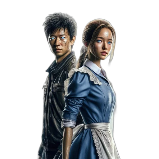 jacket, concept art, comic book art, photorealistic transparent PNG cut-out