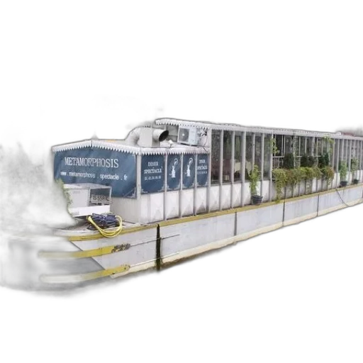 concept art, photorealistic, 3d render, boat transparent PNG cut-out