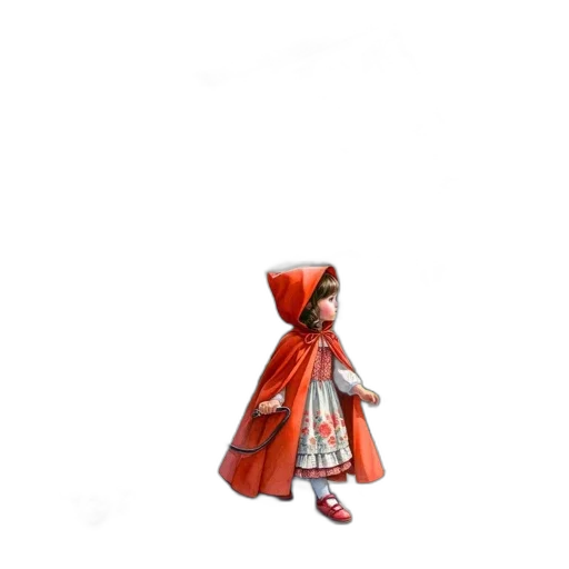 jacket, dress, umbrella, staff transparent PNG cut-out