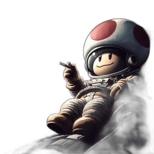 robot, jacket, weapon, staff transparent PNG cut-out