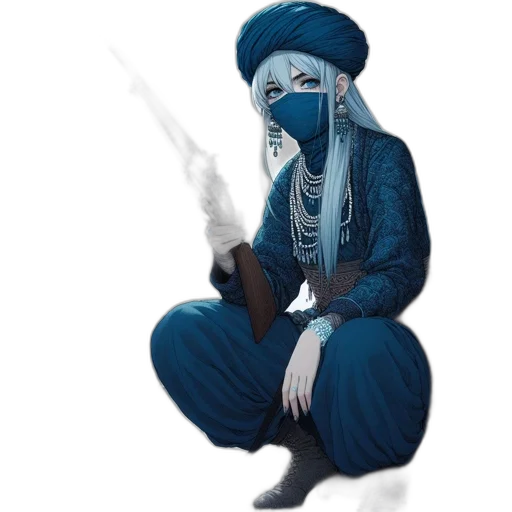 mask, staff, weapon, creature transparent PNG cut-out
