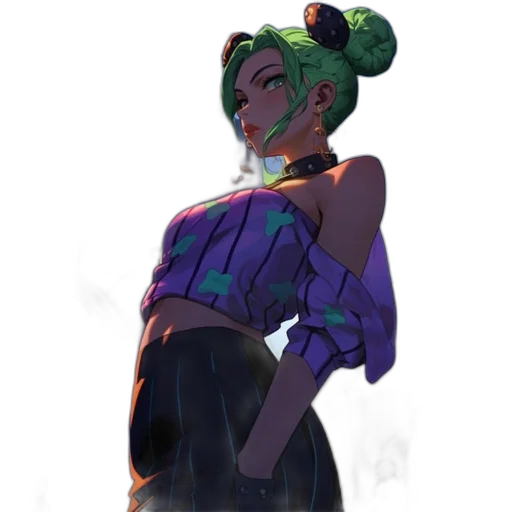dress, jacket, staff, crown transparent PNG cut-out