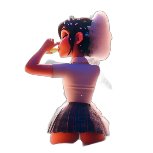 dress, staff, robot, crown transparent PNG cut-out
