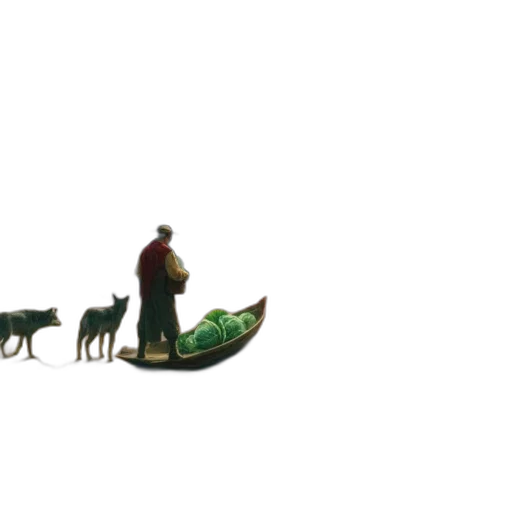animal, dragon, hat, staff transparent PNG cut-out