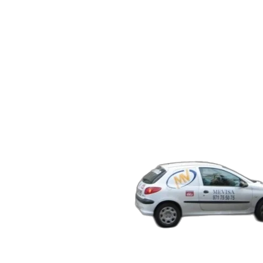 car, 3d render, white, word transparent PNG cut-out