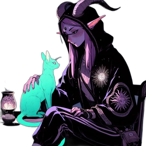 dragon, staff, fantasy art, concept art transparent PNG cut-out