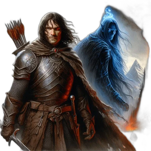 sword, fantasy art, concept art, comic book art transparent PNG cut-out