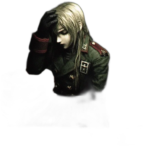 jacket, face, hair, mask transparent PNG cut-out