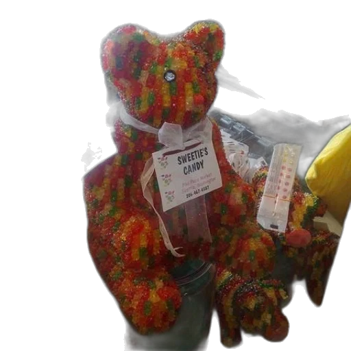 large, gummy, bear, teddy transparent PNG cut-out