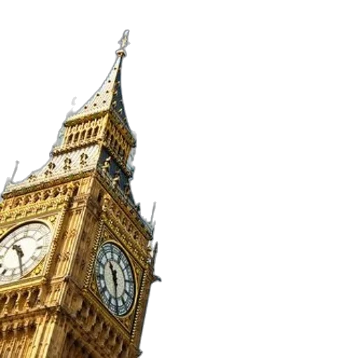 majestic, clock, tower, stands transparent PNG cut-out