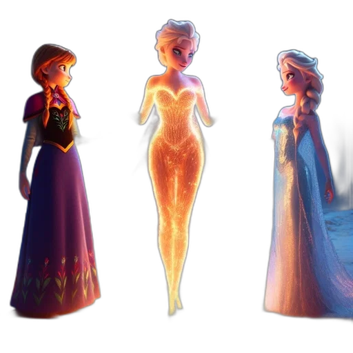 dress, concept art, 3d render, fantasy art transparent PNG cut-out