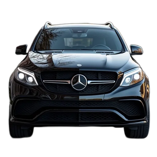 car, photorealistic, 3d render, mercedes transparent PNG cut-out