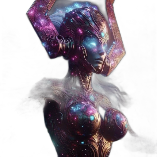 dress, crown, jewelry, robot transparent PNG cut-out