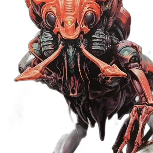 mask, creature, robot, face transparent PNG cut-out