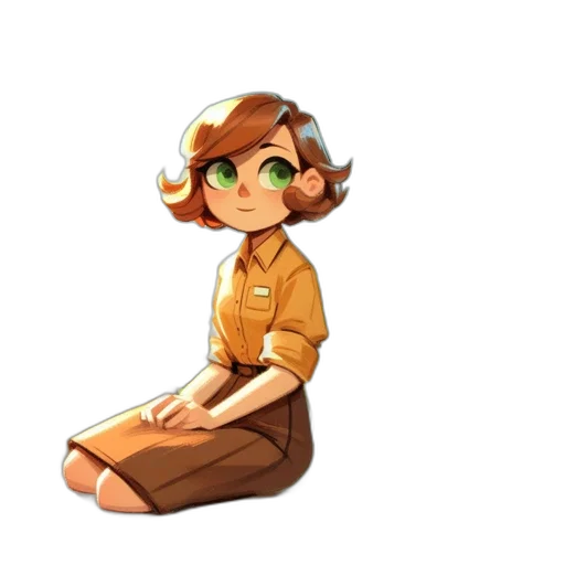 staff, jacket, dress, creature transparent PNG cut-out