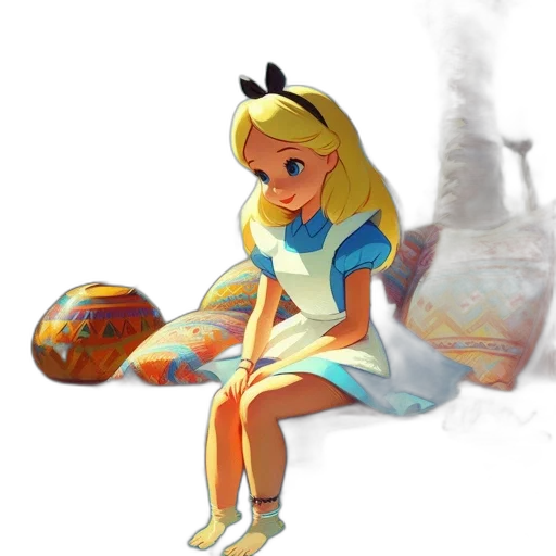 dress, robot, staff, shoes transparent PNG cut-out