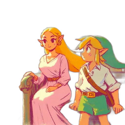 dress, crown, staff, sword transparent PNG cut-out