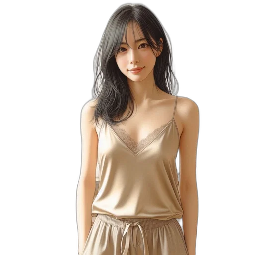 dress, jewelry, photorealistic, oil painting transparent PNG cut-out