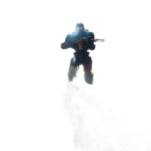 robot, weapon, creature, jacket transparent PNG cut-out