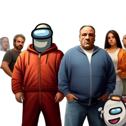 jacket, mask, concept art, pixel art transparent PNG cut-out