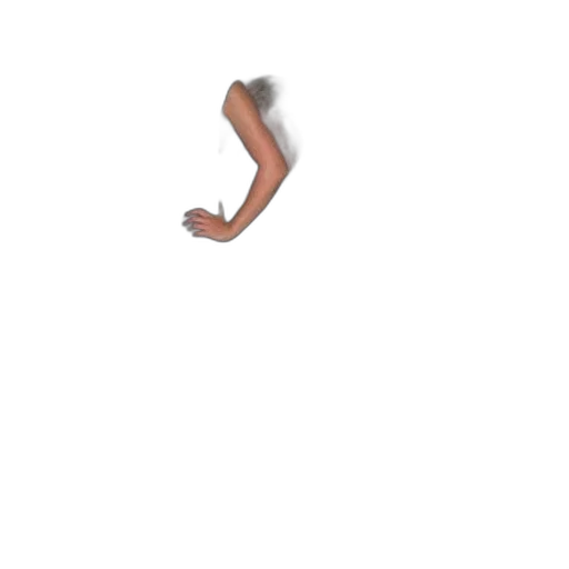 shoes, staff, weapon, hair transparent PNG cut-out