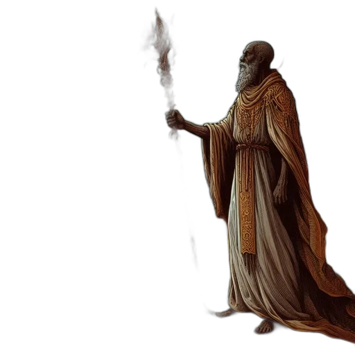 staff, sword, creature, concept art transparent PNG cut-out