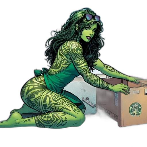 fantasy art, concept art, comic book art, pixel art transparent PNG cut-out