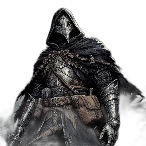 sword, jacket, mask, weapon transparent PNG cut-out