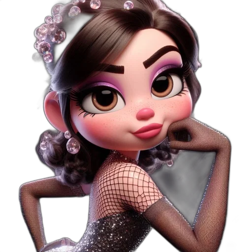 dress, crown, jewelry, cartoon transparent PNG cut-out