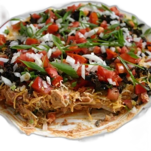food, photorealistic, layered, mexican transparent PNG cut-out