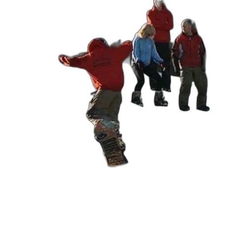 jacket, staff, creature, robot transparent PNG cut-out