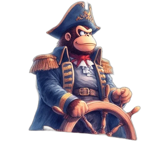 staff, jacket, crown, hat transparent PNG cut-out