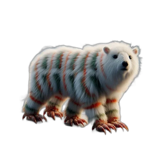 creature, animal, concept art, 3d render transparent PNG cut-out