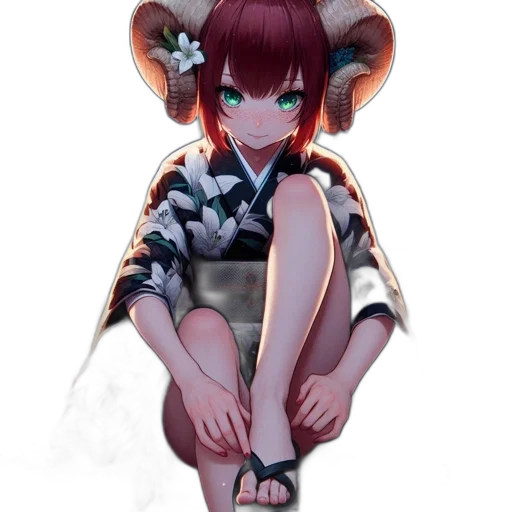 creature, dress, staff, dragon transparent PNG cut-out