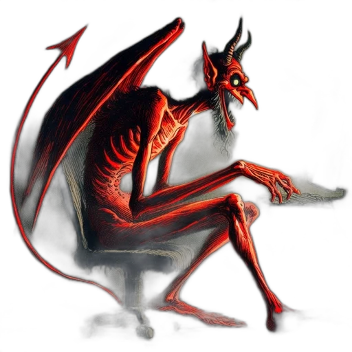 dragon, creature, staff, animal transparent PNG cut-out