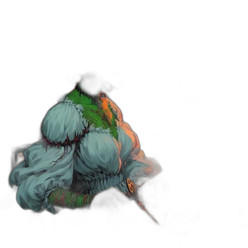 weapon, dragon, creature, staff transparent PNG cut-out