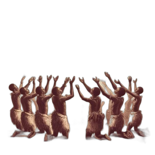 3d render, concept art, individuals, kneel transparent PNG cut-out